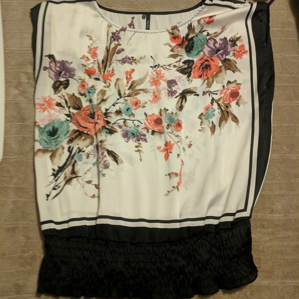 Silky dress shirt